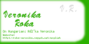 veronika roka business card